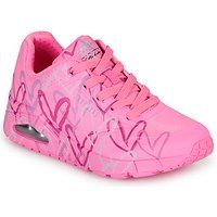 Skechers Women/'s UNO Spread The Love Sneaker, Pink, 4 UK