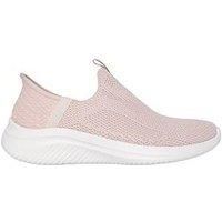 Skechers Slip-ins Ultra Flex 3.0 Vegan Womens Slip On Trainers in Rose - 4 UK