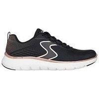 Skechers Women/'s Flex Appeal 5.0 Luxe Glow Sneaker, Black, 8 UK