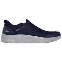 Skechers Men/'s Hands Free Slip-ins Go Walk Flex-Ojai Sneaker, Navy, 7
