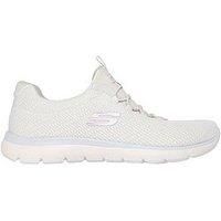 Skechers Summits Mesh Bungee Slip On Trainer - Natural
