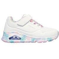 Skechers  UNO GEN1  girls's Children's Shoes (Trainers) in White