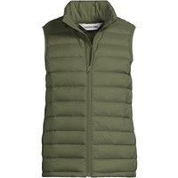 Lands' End Men's Wanderweight Down Ultralight Packable Gilet in Stone | Size: 2XL