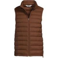 Lands' End Men's Wanderweight Down Ultralight Packable Gilet in Light Brown | Size: Medium