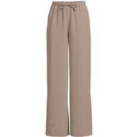 Flowing Woven Trousers with Elastic Waistband