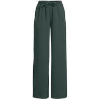 Flowing Woven Trousers with Elastic Waistband