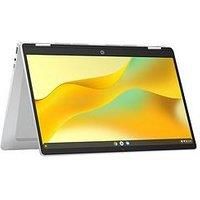 Hp Chromebook X360 14 14B-Cd0002Na - 14In Hd, Intel Processor N100, 4Gb Ram, 128Gb Storage - Glacier Silver