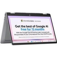 HP x360 14b-cd0500sa 14" 2 in 1 Chromebook - IntelCore£ i3, 256 GB UFS, Silver, Silver/Grey