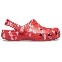 Crocs Unisex-Child Classic Graphic Clog, Cherry Red, 11 UK Child