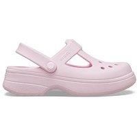 Crocs Unisex Kids Clog, Classic Mary Jane Clog K, Pink Milk, 2 UK Child