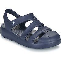 Crocs Unisex-Child Classic Fisherman Sandal, Kids and Toddler Sandals, Navy, 6 UK