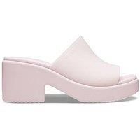 Crocs Brooklyn Frosted Slide Heel - Pink