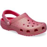 Crocs Unisex-Adult Classic Clog-Glitter, Dragon Fruit, 3 UK Men / 4 UK Women