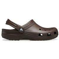 Crocs Classic Clog Sandals in Dark Brown