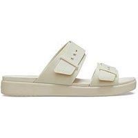 Crocs Women Sandal,Brooklyn Buckle Low,Sandstone,6 UK Women