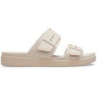Crocs Women Sandal,Brooklyn Buckle Low,Quartz,8 UK Women