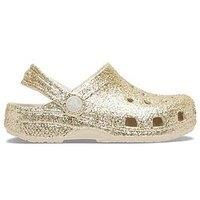 Crocs Classic Chunky Glitter Clog K - Gold