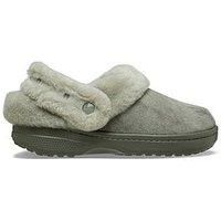 Crocs Classic Unfurgettable Sueded Clog - Galactic Grey