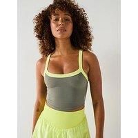 Fp Movement Womens Training All Clear Cami Crop - Green