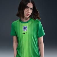 England 2025/26 Stadium Goalkeeper Women's Nike Dri-FIT Football Replica Short-Sleeve Shirt - Green - Polyester