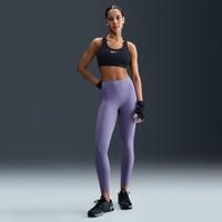 Nike Universa Women's Medium-Support High-Waisted 7/8 Floral Leggings - Purple - Polyester/Elastane