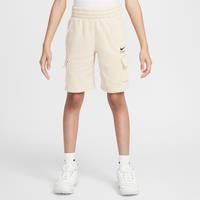 Nike Sportswear Older Kids' (Boys') Fleece Cargo Shorts - Brown - Cotton/Polyester