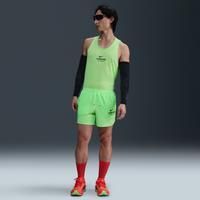 Nike Stride Men's Dri-FIT 12.5cm (approx.) Brief-Lined Running Shorts - Green - Polyester