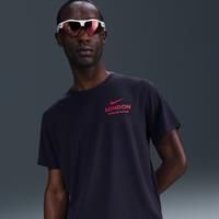 Nike Miler Men's Running T-Shirt - Purple - Polyester