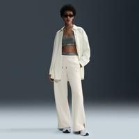 Nike Sportswear Phoenix Fleece Women's High-Waisted Tracksuit Bottoms - Grey - Cotton/Polyester