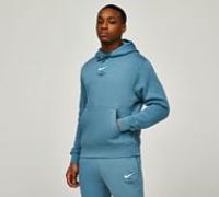 Nike Athletics Pullover Hoodie - Blue - Size XS