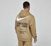 Nike Athletics Pullover Hoodie - Beige - Size S