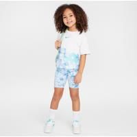 Nike Flow-Ral Younger Kids' 2-Piece Printed Bike Shorts Set - Blue - Cotton
