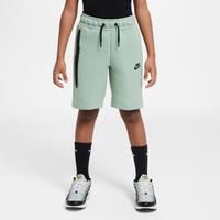 Nike Tech Fleece Older Kids' (Boys') Shorts - Green - Cotton/Polyester