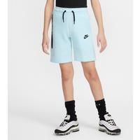 Nike Tech Fleece Older Kids' (Boys') Shorts - Blue - Cotton/Polyester