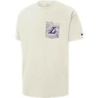 Los Angeles Lakers Courtside Men's Nike NBA Max90 T-Shirt - White - Cotton
