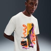 Nike Men's Max90 Basketball T-Shirt - White - Cotton