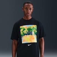 Nike Men's Max90 T-Shirt - Black - Cotton
