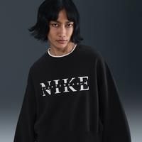 Nike Sportswear Phoenix Fleece Women's Oversized Crew-Neck Sweatshirt - Black - Cotton/Polyester