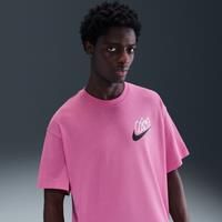 Nike Solo Swoosh Men's T-Shirt - Pink - Cotton