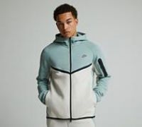 Nike Tech Fleece Windrunner Hoodie - Green - Size XS