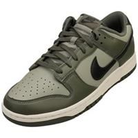 Nike Dunk Low Retro Mens Fashion Trainers in Light Army Black - 8 UK