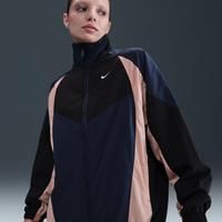 Nike Sportswear Women's Oversized Tracksuit Jacket - Blue - Nylon