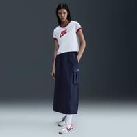 Nike Sportswear Women's Loose Cargo Skirt - Blue - Cotton