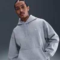Nike Solo Swoosh Men's Pullover Hoodie - Grey - Cotton/Polyester