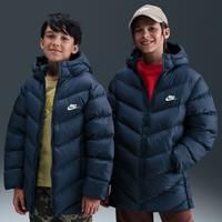 Nike Sportswear All Day Play Older Kids' Therma-FIT Loose-Fit Puffer Jacket - Blue - Polyester