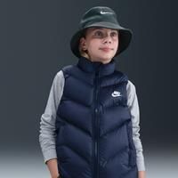 Nike Sportswear All Day Play Older Kids' Therma-FIT Loose-Fit Puffer Gilet - Blue - Polyester