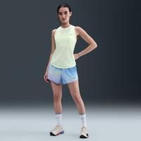 Nike Swift Women's Dri-FIT Mid-Rise 6.5cm (approx.) Brief-Lined Running Shorts - Blue - Polyester/Elastane