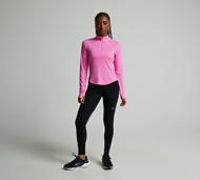 Nike Womens Tempo Dri-FIT Half Zip Top - Pink - Size L