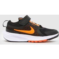 Nike Black & Orange Star Runner 5 Boys Junior Trainers