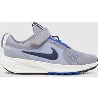 Nike Grey & Navy Star Runner 5 Boys Junior Trainers